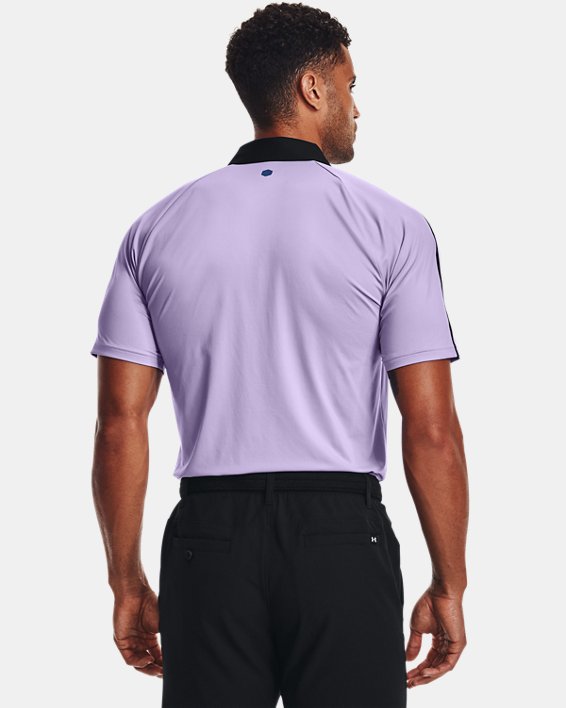 Men's UA RUSH™ Bonded Polo, Purple, pdpMainDesktop image number 1